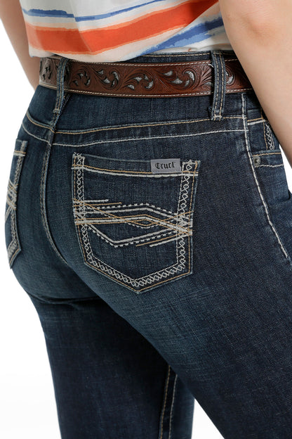 CRUEL GIRL HANNAH DARK STONE JEAN