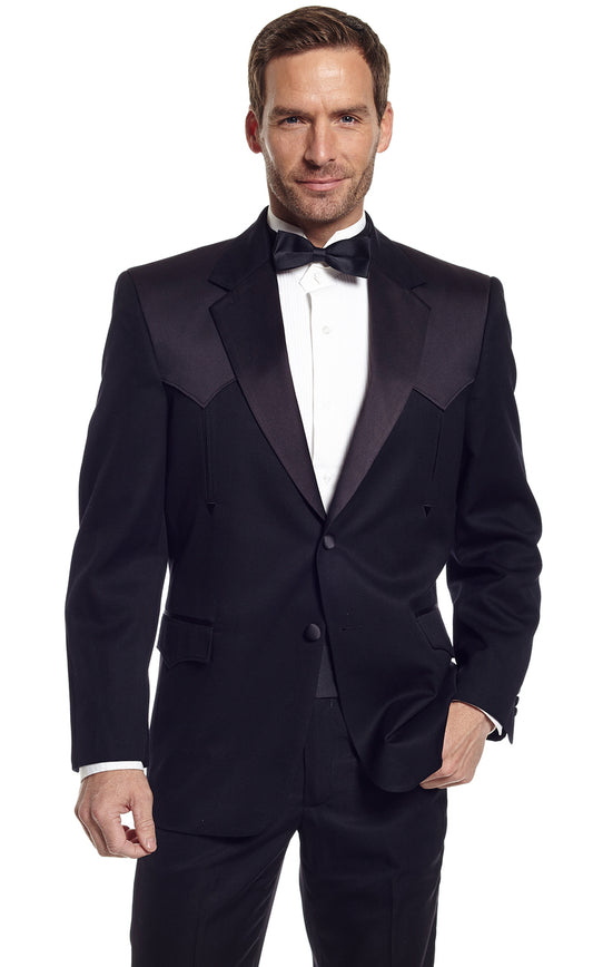 CIRCLE S TUXEDO BLACK COAT