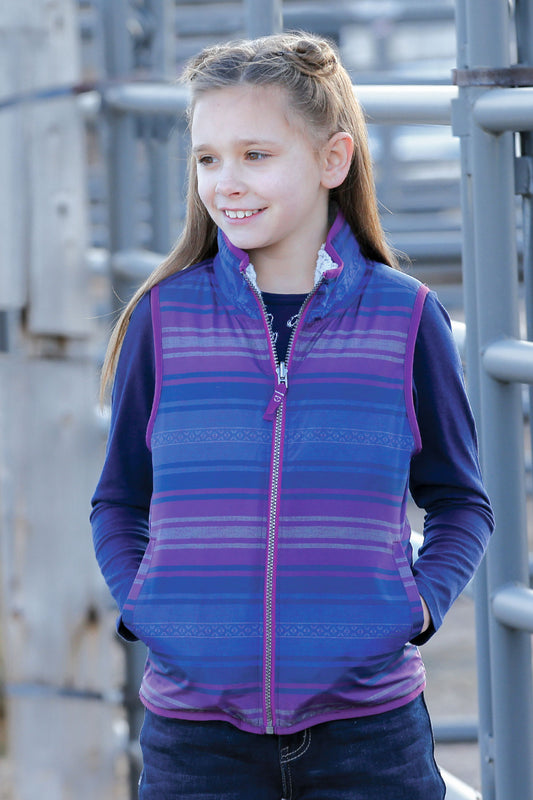 CRUEL GIRL PURPLE REVERSIBLE VEST