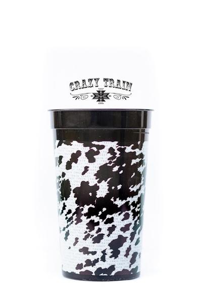 CRAZY TRAIN CUP OF COWHIDE
