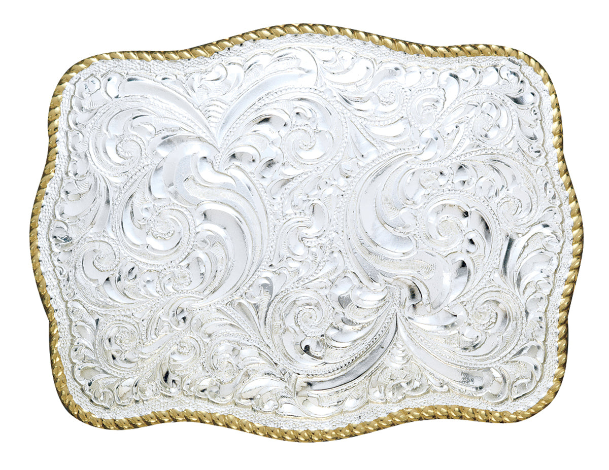 CRUMRINE BUCKLE SCROLL DESIGN