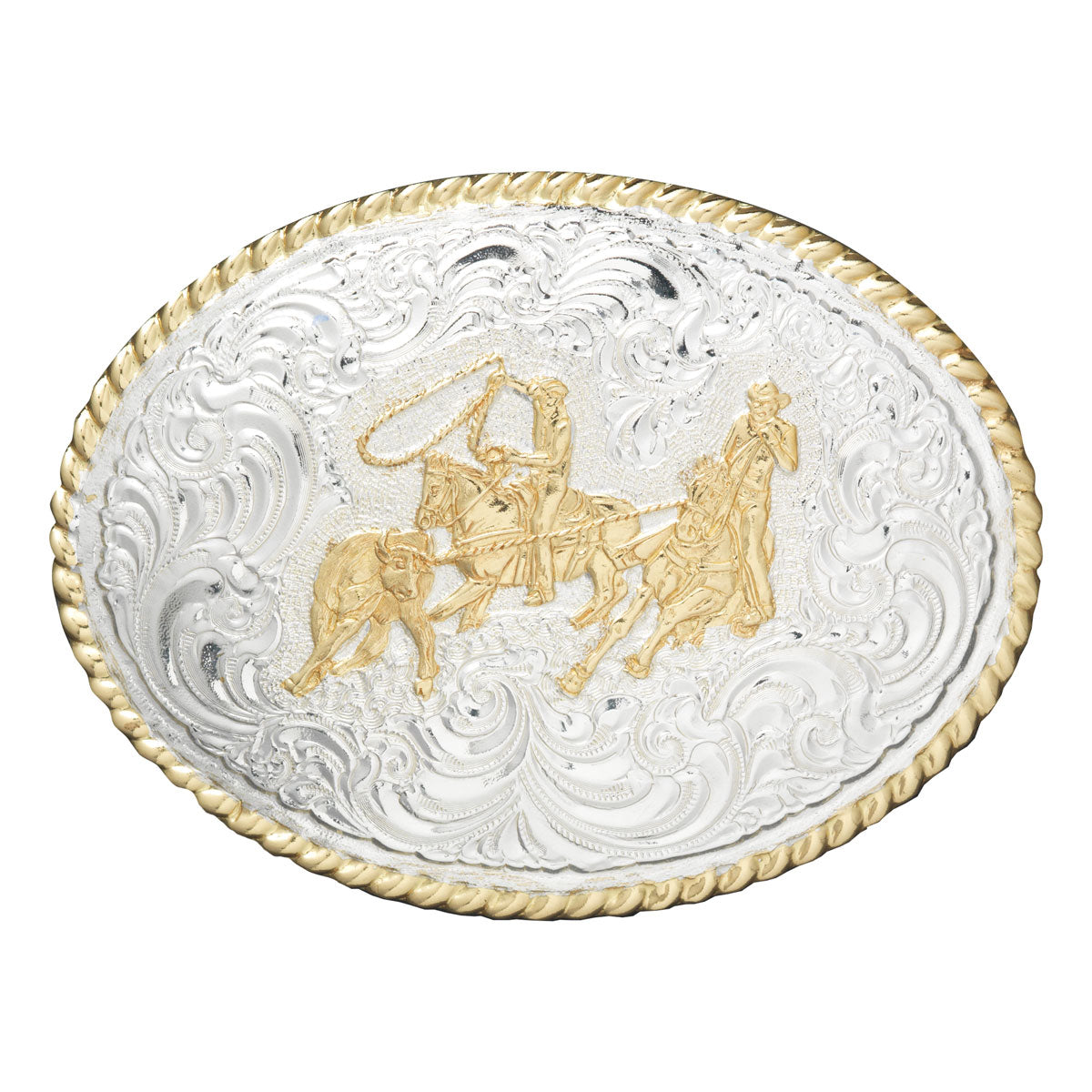 Crumrine Team Roper Buckle