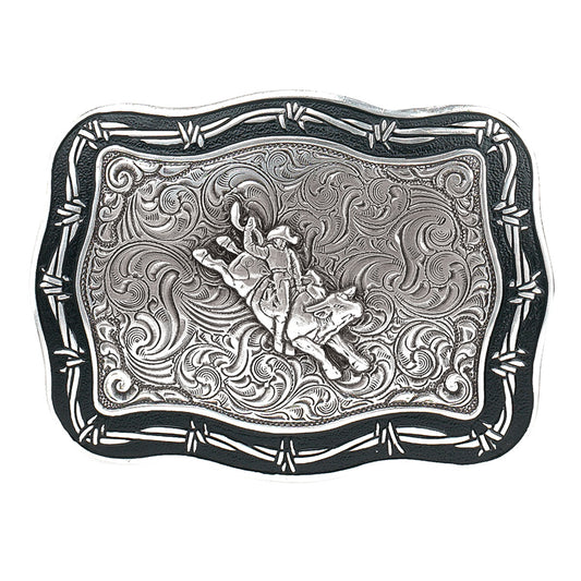 CRUMRINE VINTAGE BULL RIDER BUCKL