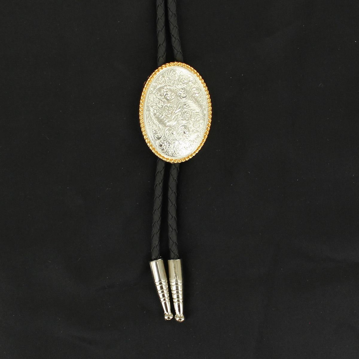 SILVER ADULT BOLO TIE
