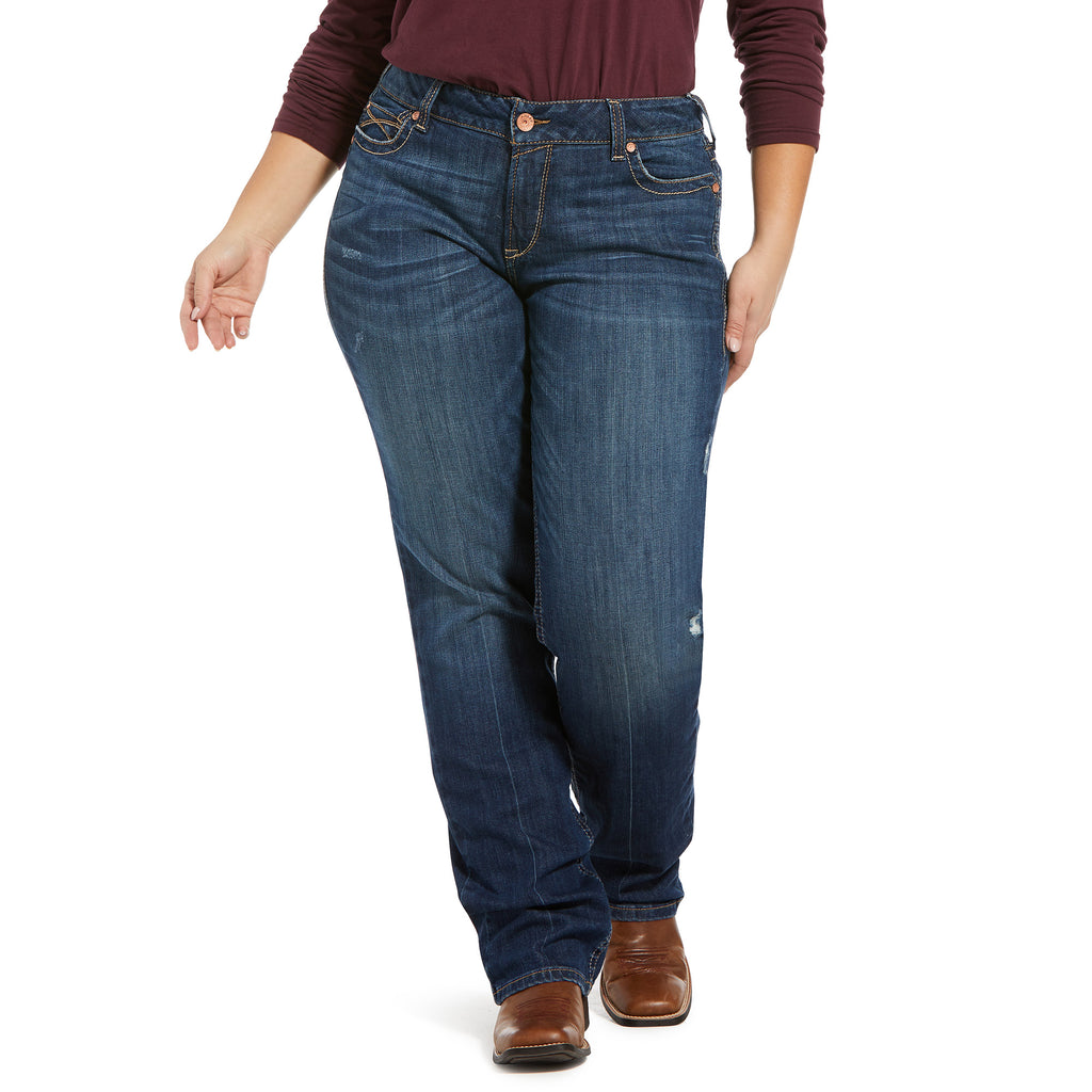 ARIAT REAL LUCY PACIFIC MID RISE STRAIGHT LEG JEAN