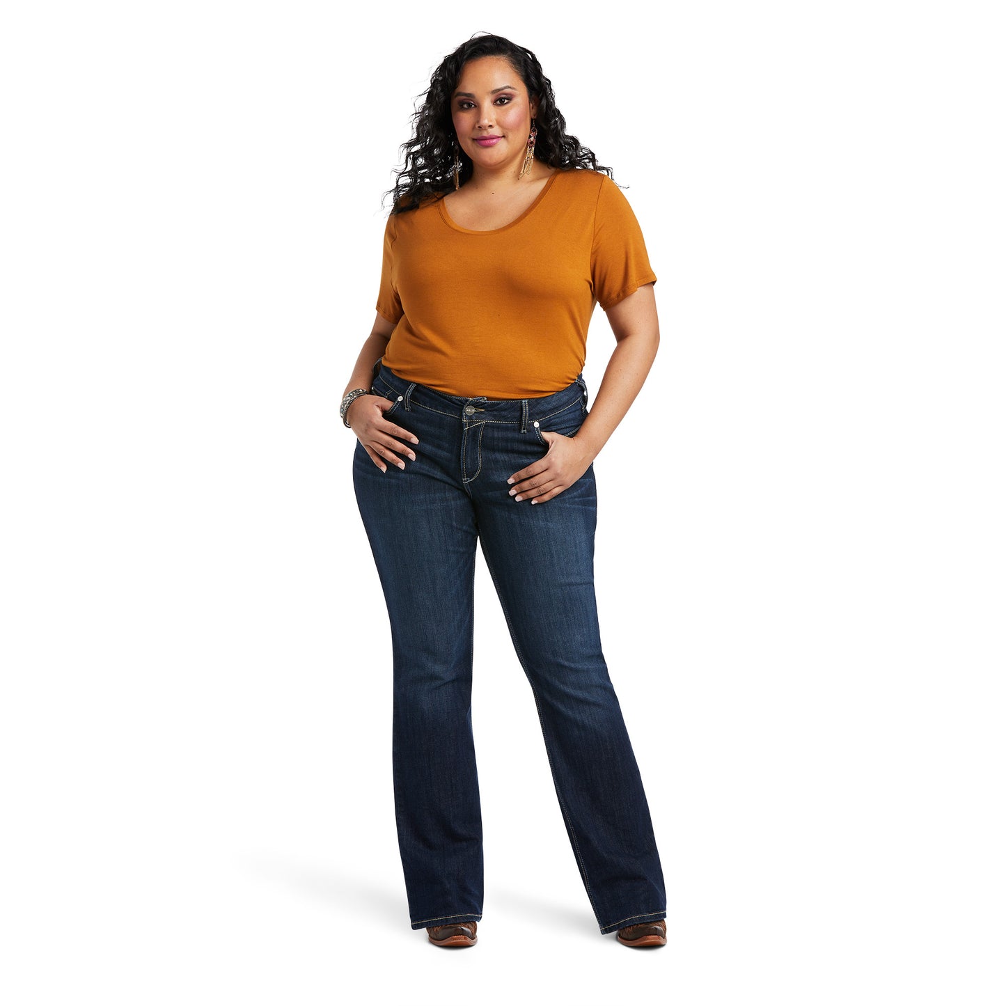 Ariat MNIGHT R.E.A.L. High Rise Lucy Straight Jean