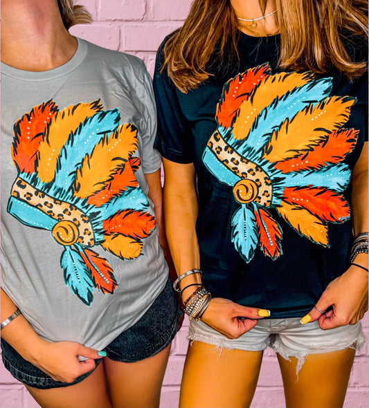 Feather Pastel Headdress