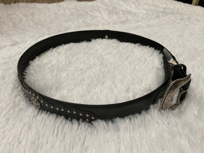 GEM DANDY BLACK STUDDED BELT