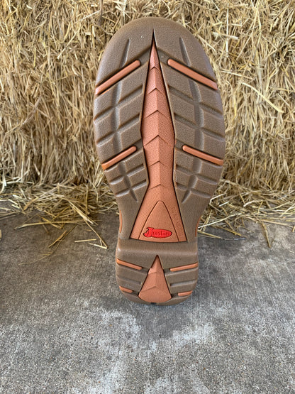 JUSTIN RUSH COMP ROUND TOE WORK BOOT