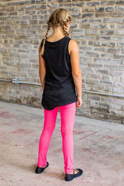 NEON PINK LEGGINGS