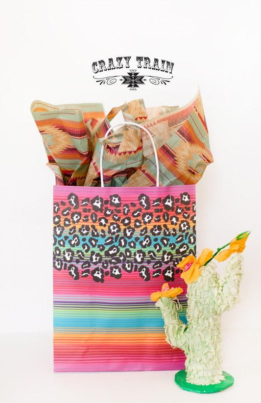 CRAZY TRAIN LISA FRANK GIFT BAG