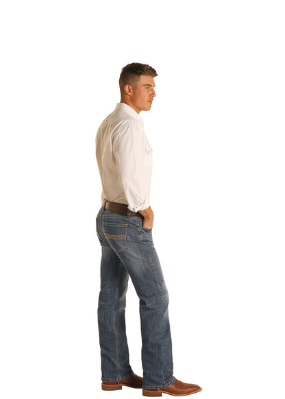 ROCK & ROLL PISTOL REFLEX DARK VINTAGE STRAIGHT JEAN