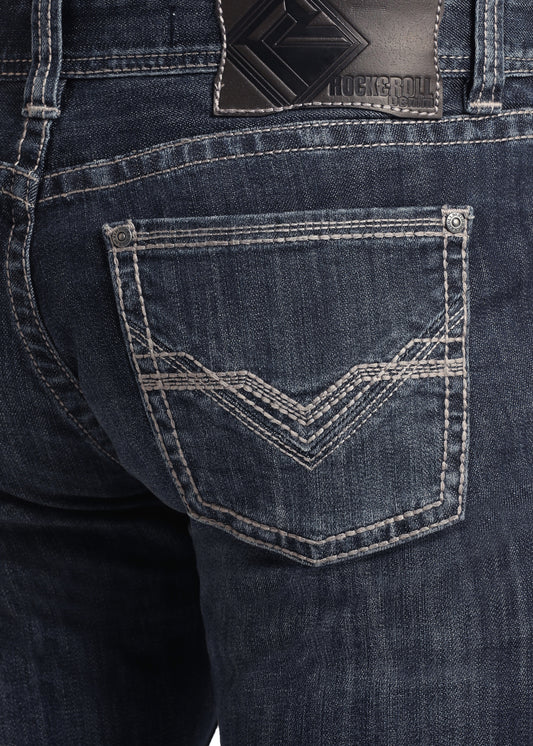 ROCK & ROLL PISTOL REFLEX DARK VINTAGE REGULAR FIT STRAIGHT LEG JEAN