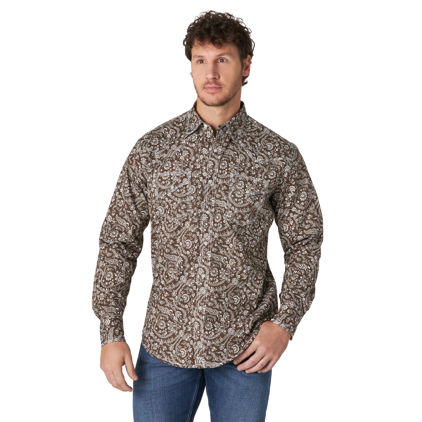 Wrangler 20X Men's Floral Competition Advanced Comfort Shirt