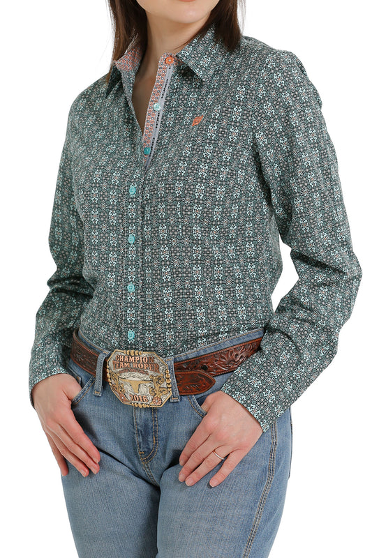 CINCH LADIES MULTICOLOR LONG SLEEVE SHIRT