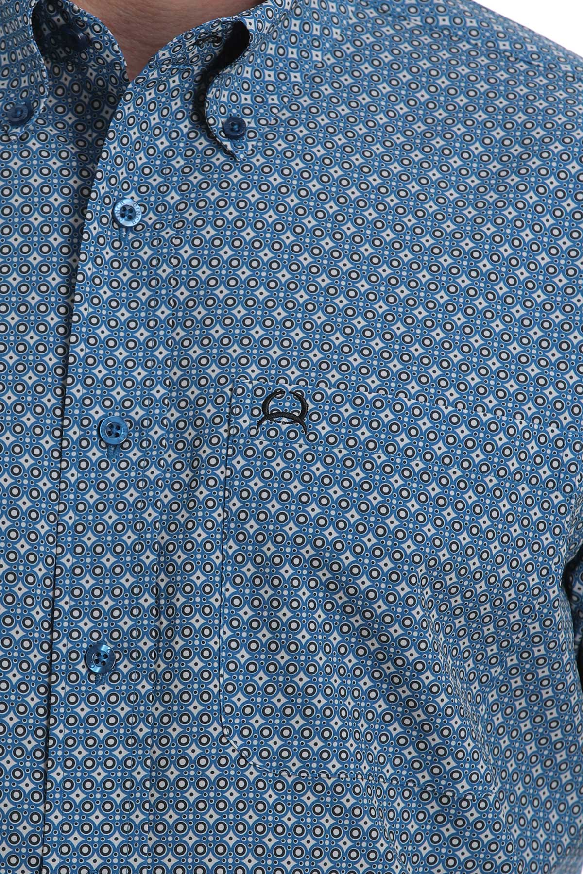 CINCH BLUE CIRCLE ARENAFLEX SHORT SLEEVE SHIRT