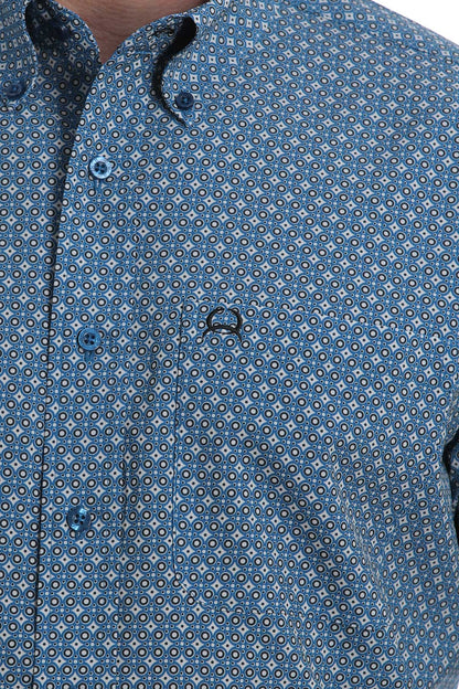 CINCH BLUE CIRCLE ARENAFLEX SHORT SLEEVE SHIRT