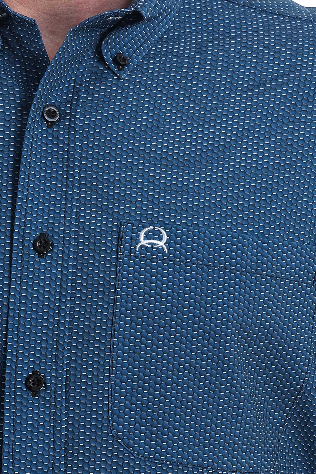 CINCH BLUE SCALE ARENAFLEX SHORT SLEEVE SHIRT