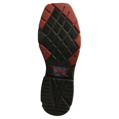 TWISTED X BROWN GATOR PRINT NANO COMPOSITE TOE WORK BOOT