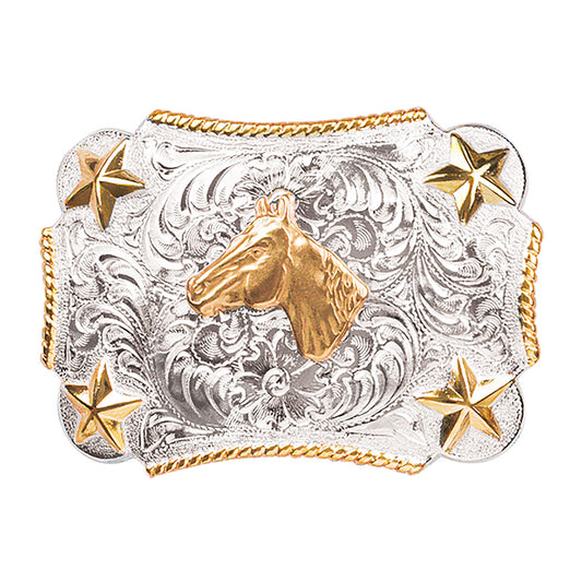 Nocona Youth Horsehead Buckle