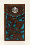 NOCONA FLORAL TURQUOISE RODEO WALLET