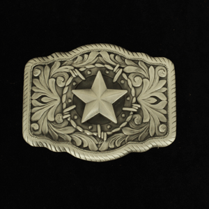 Rope Edge Star Buckle
