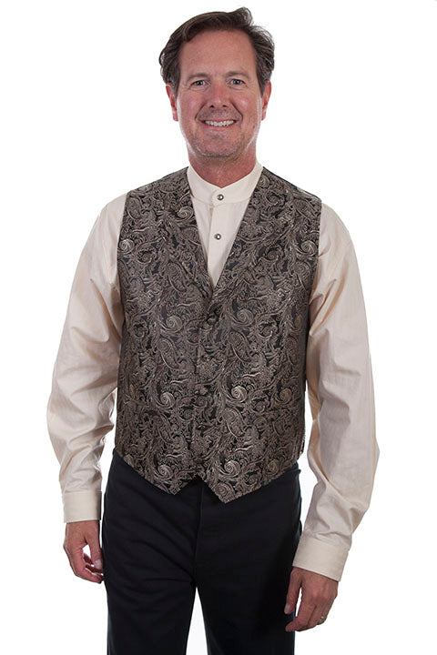 SCULLY BROWN SCROLL VEST