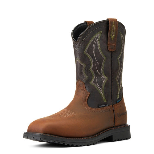 Ariat RigTek H2O Comp Safety Toe Pull On Work Boot