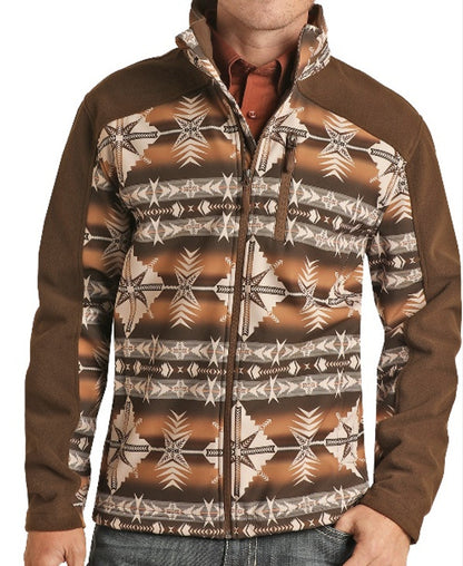 PANHANDLE PRINTED AZTEC SOFTSHELL JACKET