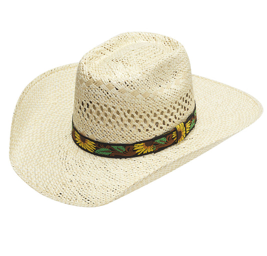 TWISTED WEAVE SUNFLOWER FASHION HAT