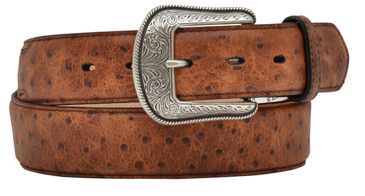 VINTAGE OSTRICH PRINT BELT