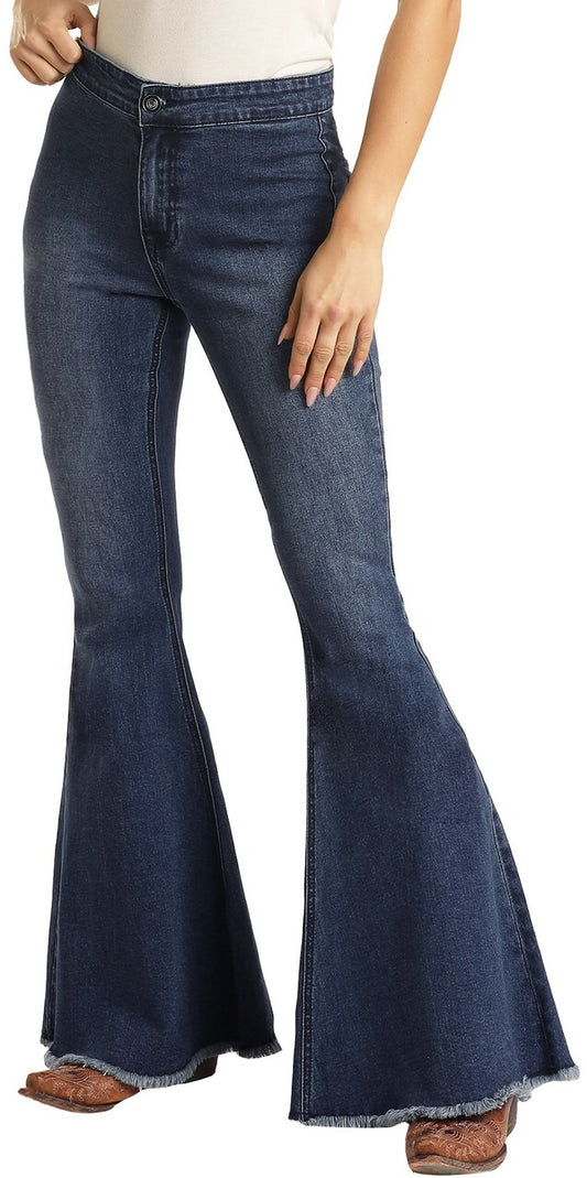 Rosck & Roll High Rose Stretch Flare Jean