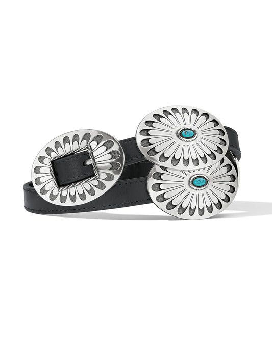 BRIGHTON BLACKBIRD CONCHO BELT