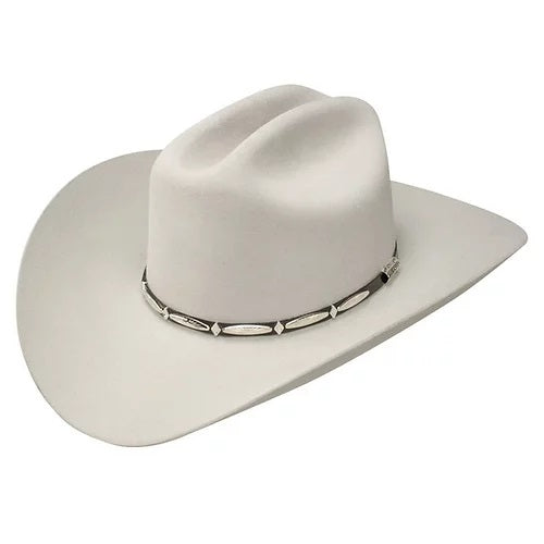 Stetson Del Norte Silver Grey 6X Fur Felt Cowboy Hat