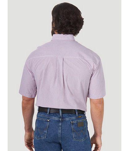 GEORGE STRAIT RED PLAID SHORT SLEEVE SHIRT