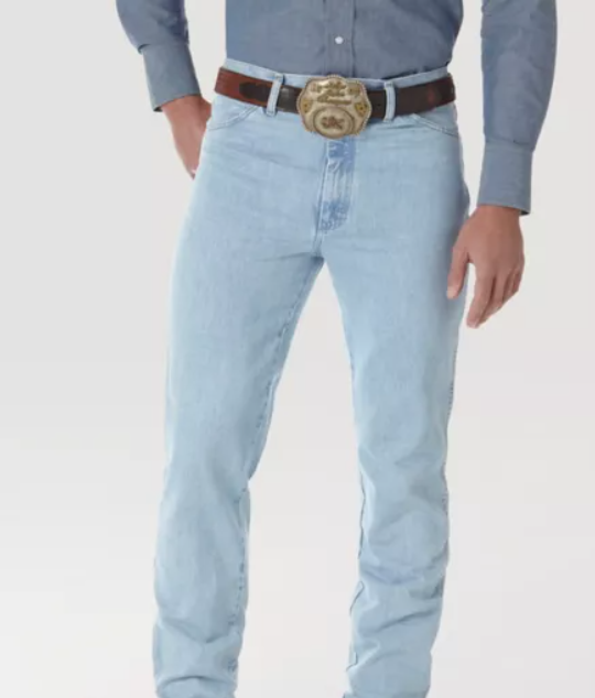 WRANGLER BLEACH COWBOY CUT SLIM FIT JEAN