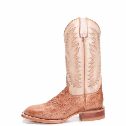 JUSTIN BRECK SMOOTH QUILL OSTRICH BOOT