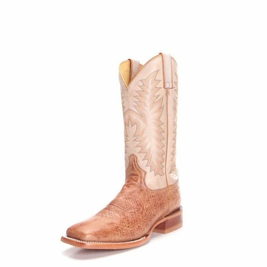 JUSTIN BRECK SMOOTH QUILL OSTRICH BOOT