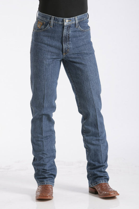 CINCH MEN'S SLIM FIT DARK STONEWASH BRONZE LABEL JEAN