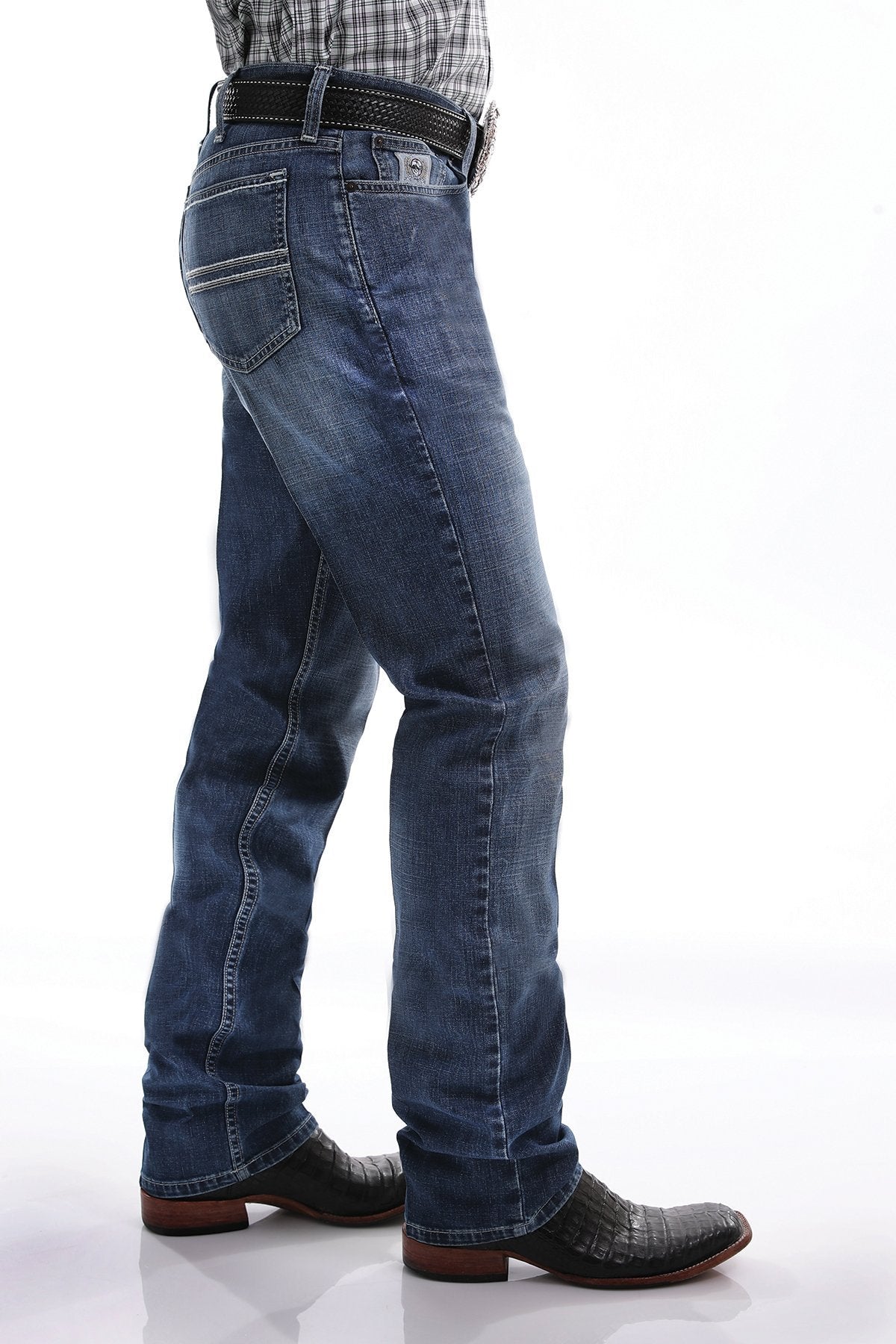 CINCH SILVER LABEL MEDIUM STONEWASH JEANS