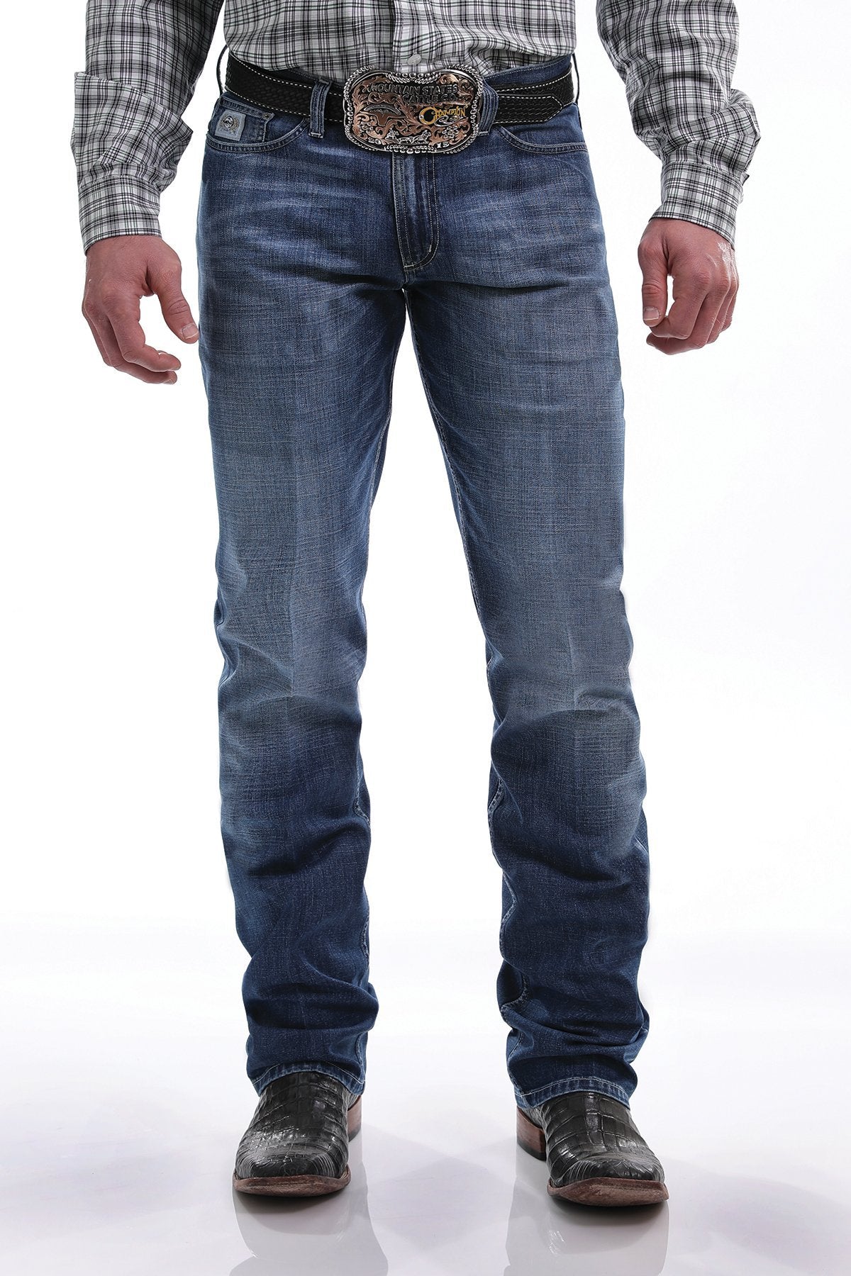 CINCH SILVER LABEL MEDIUM STONEWASH JEANS