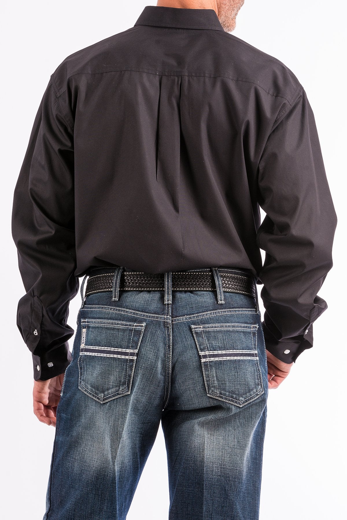 CINCH MEN'S BLACK LONG SLEEVE SHIRT