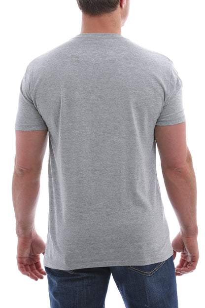 CINCH MEN'S HEATHER GREY CAMO TEE