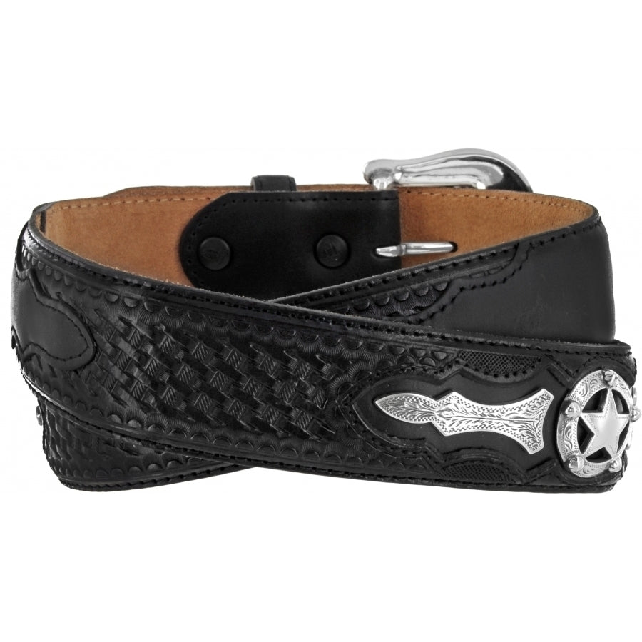 Justin Men's Tan Odessa Star Belt