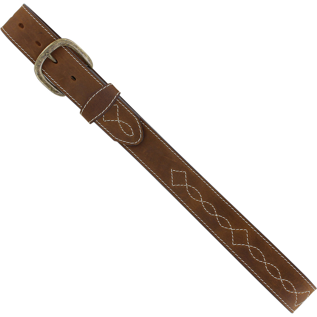 Justin Men's Tomahawk Stitch Belt