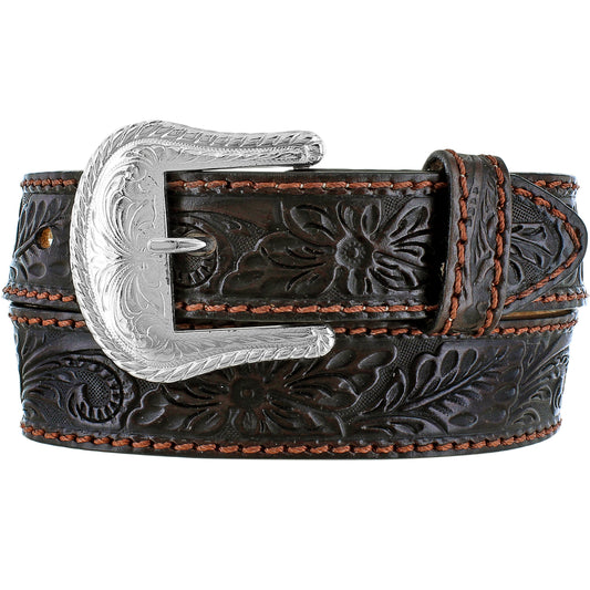 Floral Hand Tooled Belt