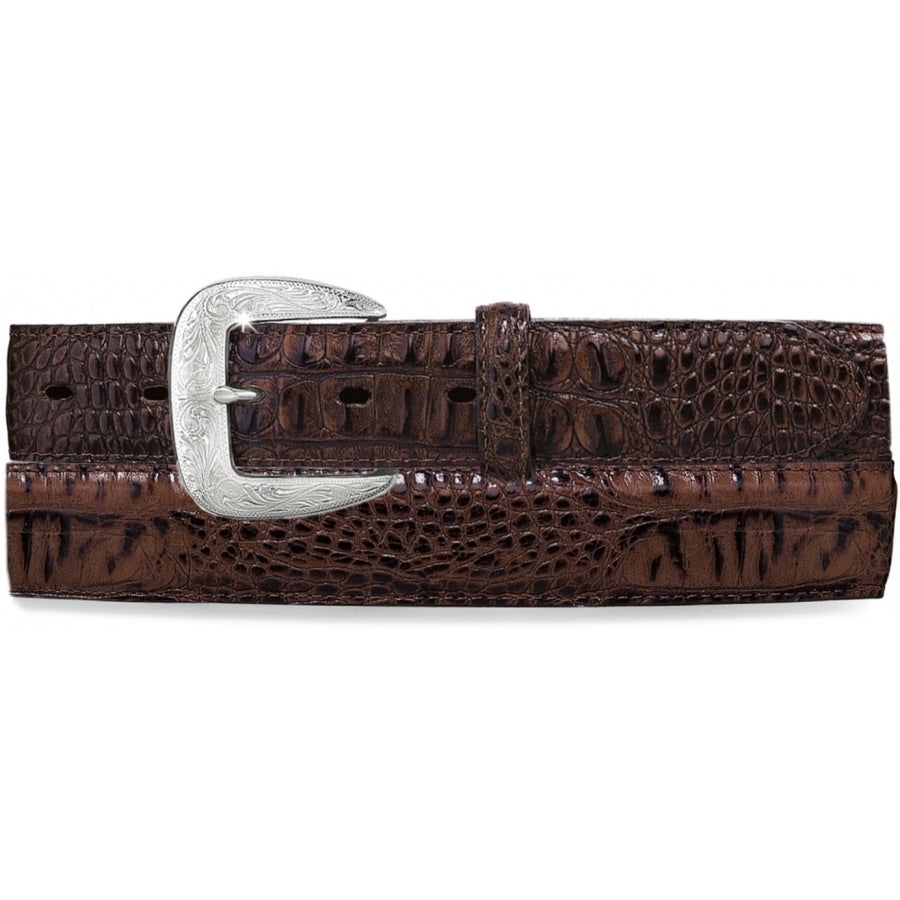 Tony Lama Chocolate Caiman Belt