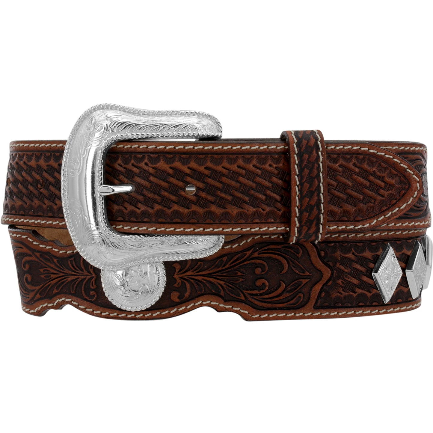 Tony Lama Tan Stillwater Creek Belt