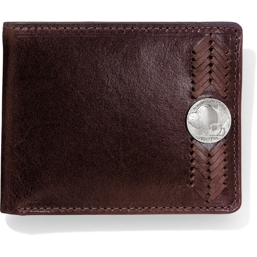 Cody Buffalo Brown Passcase Wallet