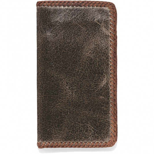 Silver Creek Laced Edge Vintage Checkbook Wallet